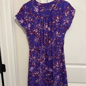 41 Hawthorn Purple Floral Midi Dress